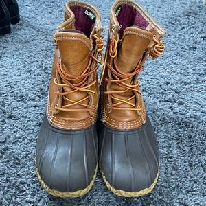 well worn gore-Tex l.l. bean boots